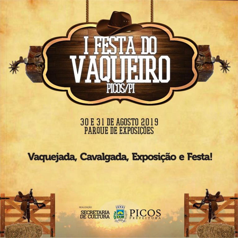 I Festa do Vaqueiro de Picos terá cavalgada, exposição, shows e vaquejada com premiação de 10 mil