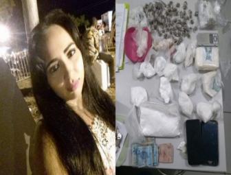 Mulher é presa com mais de 1 quilo de cocaína em Oeiras