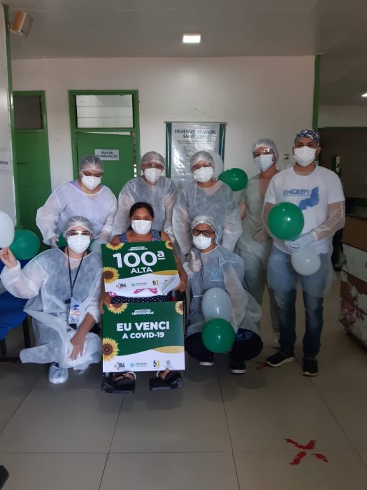 Hospital Regional Justino Luz alcança a marca de 100 pacientes recuperados da Covid-19