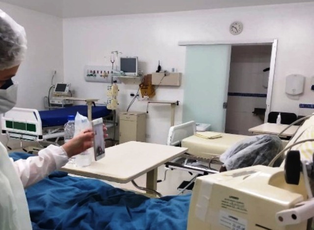 Visitas virtuais melhoram a autoestima de pacientes com covid do Hospital de Picos