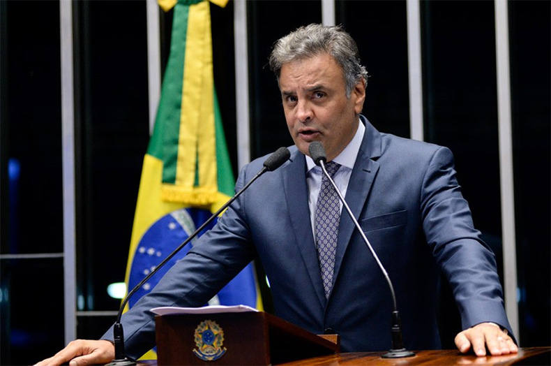 ‘Lula nunca foi e não será opção no PSDB’, diz Aécio após encontro de FHC