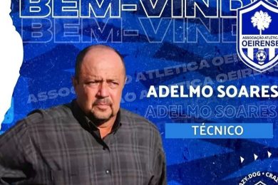 Oeirense anuncia a contratação do técnico Adelmo Soares