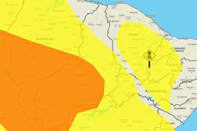 Piauí tem alerta de chuva intensa em 187 municípios; veja a previsão