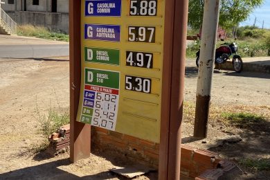 Com aumento, Postos reajustam valores dos combustíveis em Picos