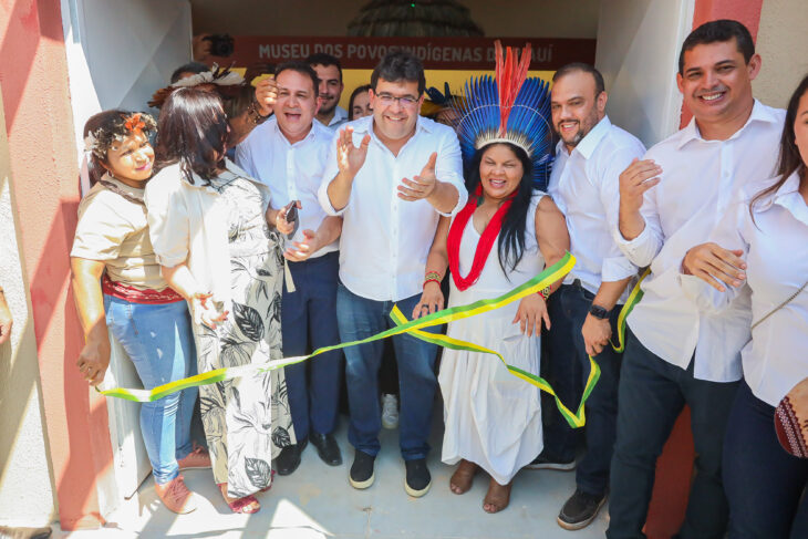Rafael inaugura museu indígena e a 1ª ampliação do Programa Piauí Saúde Digital