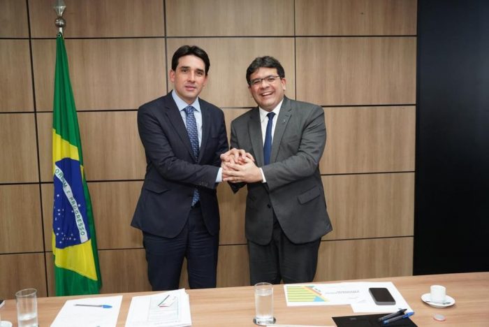 Em reunião com Rafael Fonteles, ministro dos Portos garante apoio para conclusão do Porto de Luís Correia