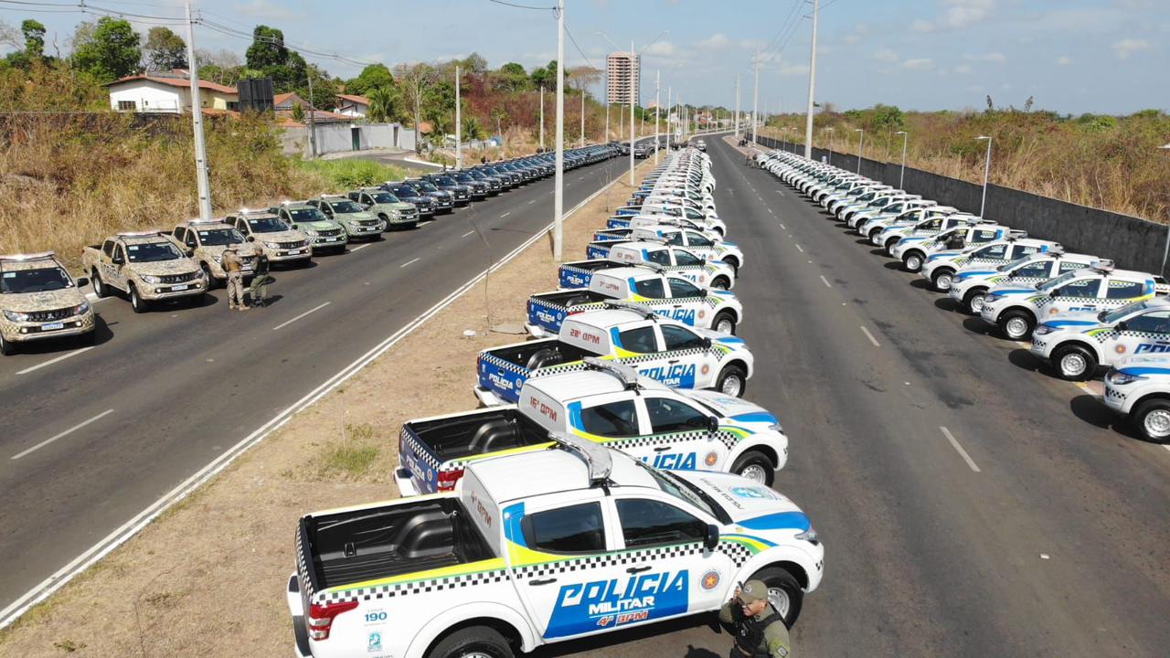 Governo entrega 200 novas viaturas pick-ups para a Polícia Militar na quinta (12)