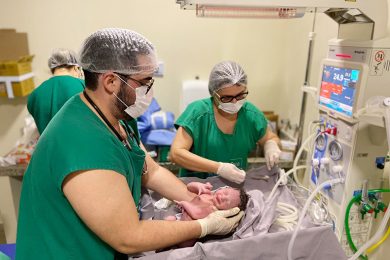 Nasce primeiro bebê na Nova Maternidade Dona Evangelina Rosa