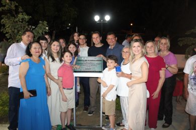 Praça Dr. Abel de Barros Araújo é inaugurada no bairro Aerolândia