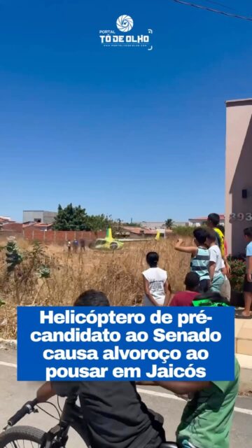 Neste sábado (15), a chegada de um helicóptero movimentou a cidade de Jaicós Piauí e arrancou risadas nas redes sociais. A aeronave, pertencente ao empresário Tiago Junqueira, pré-candidato ao Senado pelo Piauí, pousou no município durante uma agenda de pré-campanha e acabou virando atração à parte.
Foi helicóptero chegando e, segundo o vídeo que circula nas redes sociais, a cidade praticamente parou. Teve gente saindo de casa, abandonando o trabalho e até deixando a panela no fogo para conferir quem estava chegando.
Na gravação, o narrador vai mostrando a movimentação e não perdoa nem os vizinhos: “A empresa fechou!”, brinca, enquanto mostra pessoas deixando seus afazeres para acompanhar o pouso.
Em outro momento, ele encontra uma vizinha e pergunta se ela havia deixado a panela no fogo. A resposta rende mais uma brincadeira: “Deixou queimando o arroz!”
Entre motos, curiosos e muita gente tentando descobrir quem estava no helicóptero, o vídeo termina com a frase que resume a cena: “Parou tudo, a cidade parou. Eita!”
O registro ganhou repercussão nas redes sociais pelo jeito descontraído de retratar a curiosidade dos moradores.
🎥 @deikfernandes
Siga: @portaltodeolho
