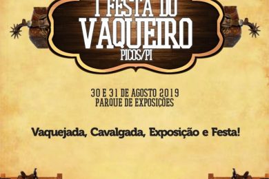 I Festa do Vaqueiro de Picos terá cavalgada, exposição, shows e vaquejada com premiação de 10 mil