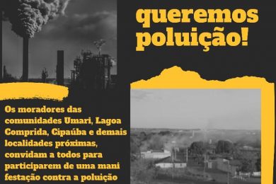 Moradores organizam manifestação contra poluição de usina em Picos