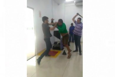 Discussão no Detran de Picos acaba em socos e pontapés; veja vídeo
