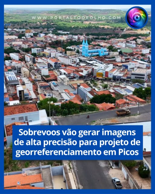 A Prefeitura de Picos inicia nesta sexta-feira (21) uma etapa do projeto de georreferenciamento do município. Até domingo (23), uma empresa especializada realizará sobrevoos na zona urbana com uma aeronave e um helicóptero para captar imagens de alta precisão.

O secretário municipal de Finanças, Júlio César, orientou a população sobre a presença das aeronaves e explicou que as imagens serão utilizadas para aprimorar o planejamento e a gestão pública.

O trabalho de aerofotogrametria permitirá identificar Áreas de Preservação Permanente (APPs), áreas de risco e regiões sujeitas a inundações, além de definir com precisão os limites dos bairros da zona urbana.

O projeto também prevê a atualização dos cadastros imobiliário e econômico do município. Segundo Júlio César, os dados serão utilizados pela atual e por futuras gestões para melhorar a gestão tributária, o planejamento de infraestrutura e a aplicação de políticas públicas.

A iniciativa busca contribuir para um crescimento mais organizado e sustentável de Picos, tanto no curto quanto no longo prazo.

Notícia completa acesse: www.portaktodeolho.com
Link na Bio e nos storys!