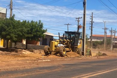 Será que agora vai? Obra de recuperação das laterais da BR-316 é retomada em Picos