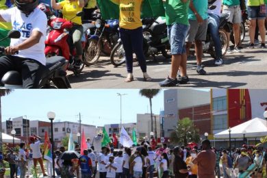 7 de setembro é marcado por manifestações e protestos em Picos