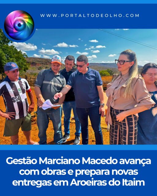 A Gestão Municipal de Aroeiras do Itaim realizou uma visita às obras que estão em andamento no município, acompanhando de perto o avanço dos serviços e o andamento dos projetos que, em breve, serão entregues à população.
Durante a visita, foram acompanhadas obras importantes, como a reforma e ampliação do posto de saúde do povoado Boqueirão da Onça, o calçamento da comunidade, a reforma e ampliação da escola do povoado Tinguis, além da construção do Estádio Municipal e de quadras esportivas.
As intervenções fazem parte dos investimentos realizados pela administração municipal em diferentes áreas e representam melhorias na infraestrutura, na saúde, na educação e no esporte. A visita também reforça o compromisso da gestão em acompanhar as obras desde a execução até a conclusão, garantindo que os espaços sejam entregues à população.
Para o prefeito Marciano Macedo, acompanhar de perto o andamento das obras é fundamental para garantir que os investimentos sejam convertidos em benefícios para a população.
“É muito importante estar presente, acompanhar cada obra e ver de perto o que está sendo feito. São investimentos que vão trazer melhorias para a nossa população, seja na saúde, na educação, na infraestrutura ou no esporte. Estamos trabalhando para que essas obras sejam concluídas e entregues com qualidade, porque cada uma delas representa um avanço para Aroeiras do Itaim”, destacou o prefeito.
Segundo a Gestão Municipal, novas visitas serão realizadas ao longo da execução dos serviços, com o objetivo de acompanhar o andamento das obras e garantir que os projetos avancem conforme o planejado.
Acesse: www.portaltodeolho.com
Siga: @portaltodeolho