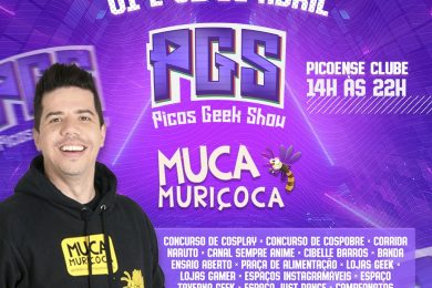 Picos Geek Show acontece neste final de semana, 01 e 02 de abril no Picoense Clube