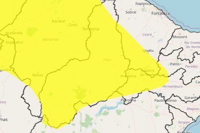 Piauí está em alerta para chuvas intensas em 214 cidades