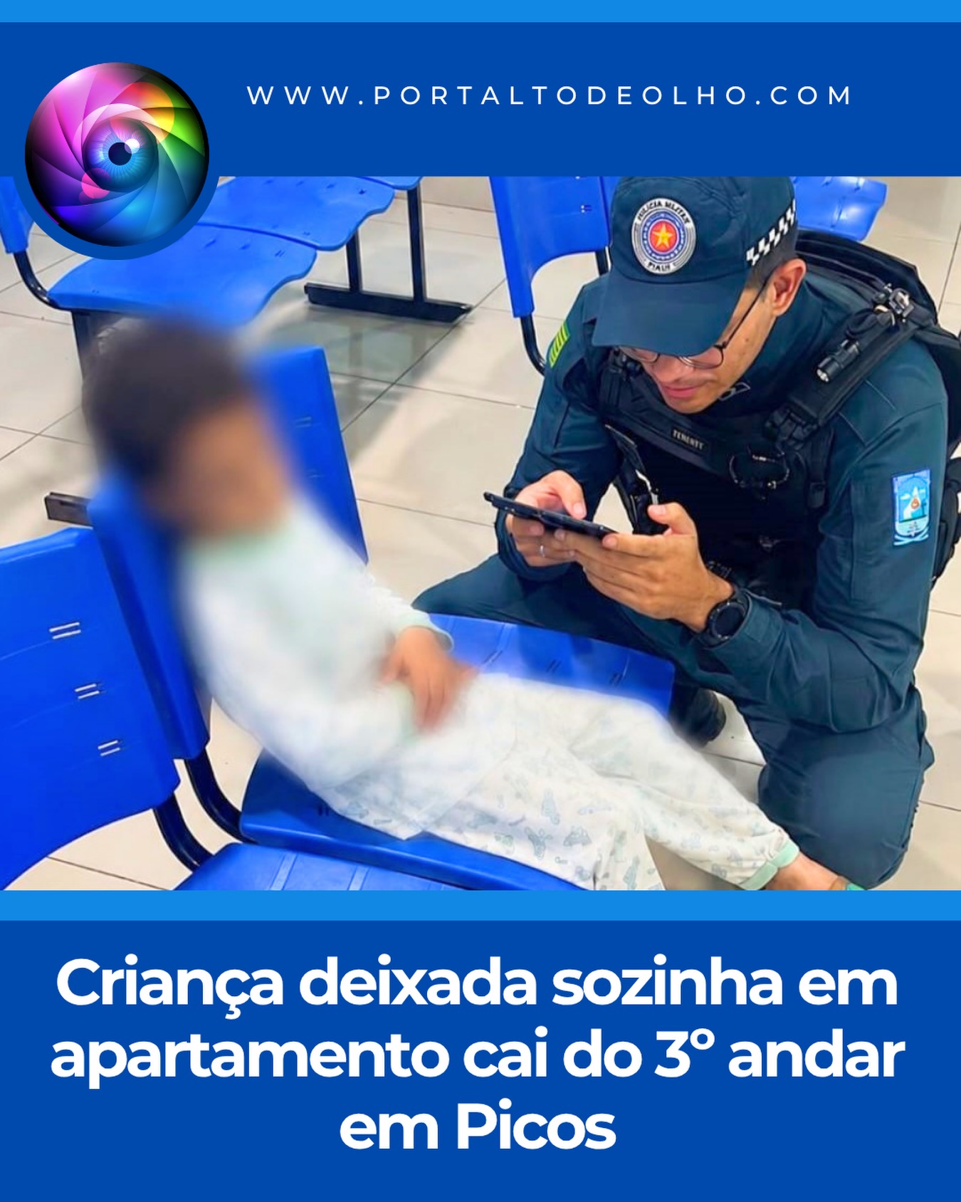 Uma criança foi resgatada pela Polícia Militar na noite de segunda-feira (17), após ser deixada sozinha em um apartamento, no bairro Bomba, em Picos. Segundo a PM, ela foi encontrada com escoriações e encaminhada para a UPA.

A Força Tática foi acionada por volta das 22h30, após um vizinho ouvir o choro da criança. Os policiais precisaram arrombar a porta para acessar o imóvel. Conforme o relato, a criança havia tentado sair pela janela do apartamento e caiu até o térreo, sofrendo escoriações nos braços, pernas e cabeça.

O Conselho Tutelar foi acionado e a mãe localizada posteriormente em uma adega. Ela foi conduzida à Delegacia de Picos, onde o caso foi registrado como abandono de incapaz.

A ocorrência é a quarta envolvendo suspeita de abandono de crianças na região em apenas três dias. Casos semelhantes foram registrados em Pio IX e Elesbão Veloso, além de uma ocorrência em Timon (MA).

Siga: @portaltodeolho
