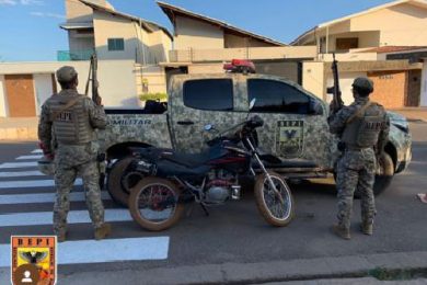 Motocicleta roubada na zona rural de Santana é recuperada em Bocaina