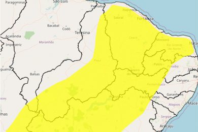Piauí tem alerta de vendaval e temperatura pode chegar aos 39 ºC neste sábado (9)