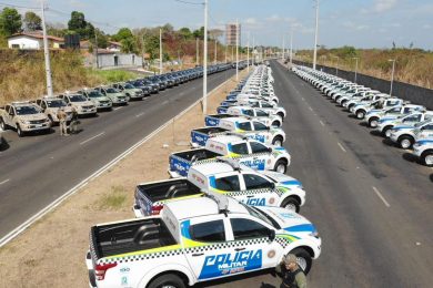 Governo entrega 200 novas viaturas pick-ups para a Polícia Militar na quinta (12)