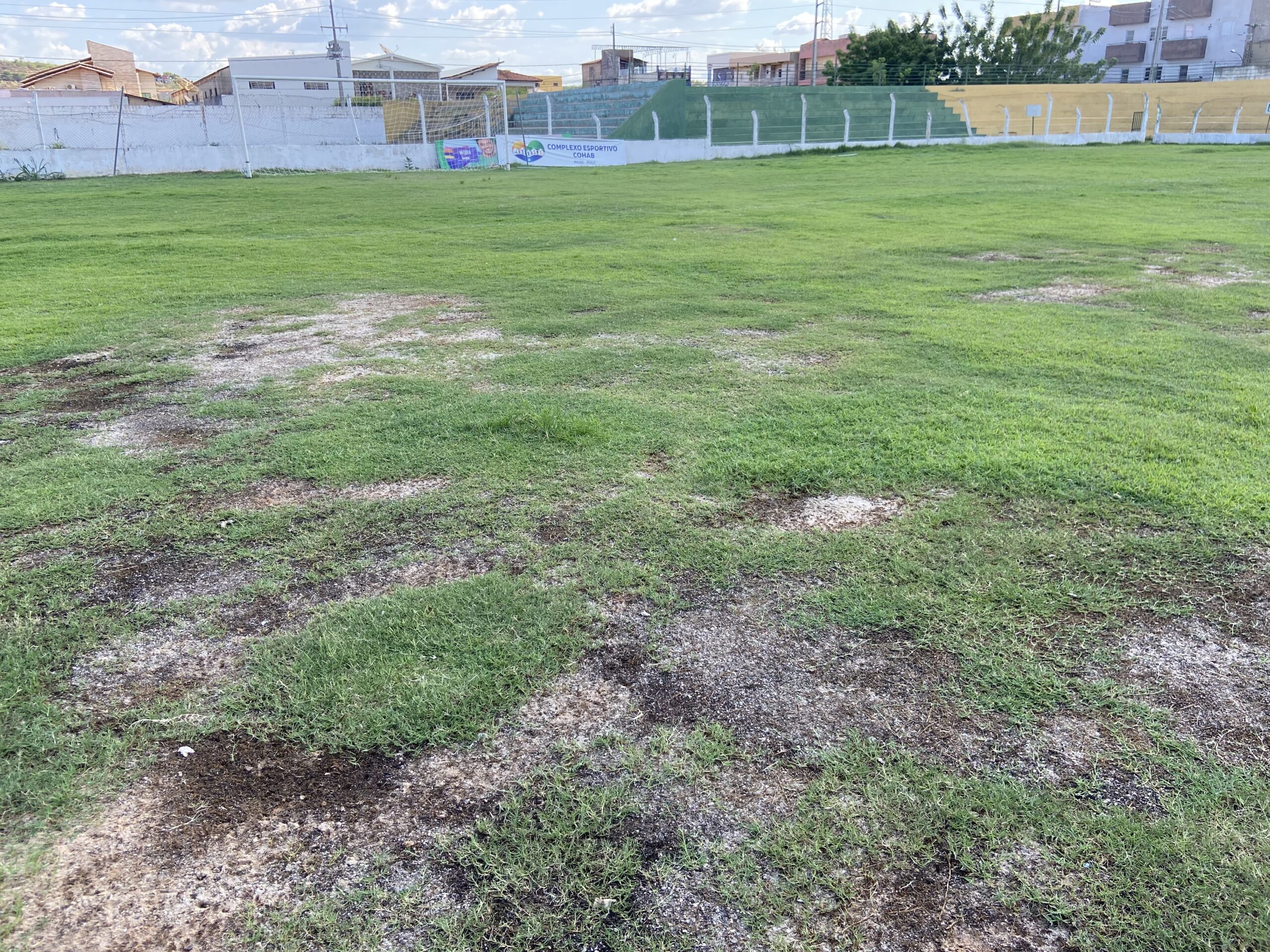 Federação fará inspeção no Estádio de Picos e condições do gramado pode prejudicar jogos da SEP