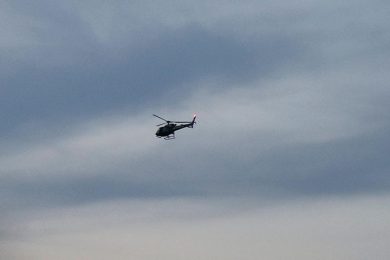 Patrulhamento aéreo reforça segurança para prévia carnavalesca em Picos