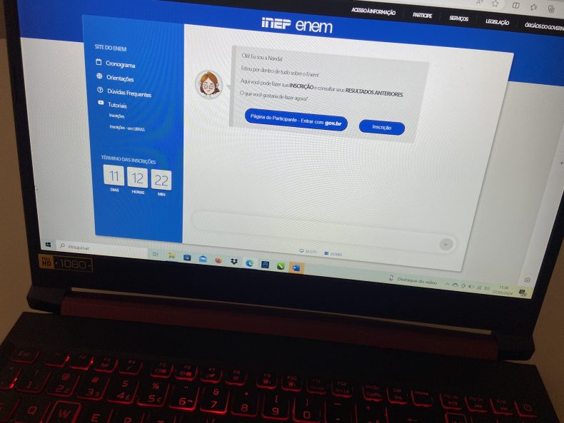 Inscrições para o Enem 2024 começam nesta segunda