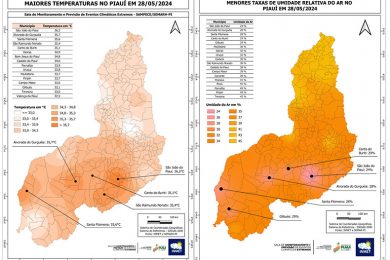 Piauí entra estiagem e temperatura pode chegar a 39°C