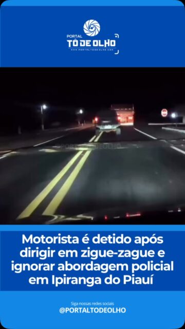 Um motorista de uma caçamba foi detido pela Polícia Militar na noite deste sábado (25), em Ipiranga do Piauí, após ser suspeito de conduzir o veículo sob efeito de álcool e não obedecer à ordem de parada dos policiais.

De acordo com a PM, o condutor havia consumido bebida alcoólica na área central do município e, ao seguir em direção à BR-316, passou a dirigir de forma perigosa, realizando manobras em zigue-zague e colocando em risco quem trafegava pela rodovia.

Ao identificar a situação, os policiais iniciaram o acompanhamento do veículo e emitiram ordem para que o motorista parasse. Conforme a ocorrência, ele desconsiderou a determinação e continuou dirigindo por um curto percurso, sendo abordado logo depois.

Após a interceptação, o motorista foi detido e encaminhado à Delegacia de Polícia Civil, onde foram realizados os procedimentos cabíveis.

A ação da Polícia Militar impediu que a condução irregular terminasse em um acidente, reforçando o trabalho de fiscalização para garantir a segurança no trânsito e combater a direção sob suspeita de ingestão de álcool.

Siga: @portaltodeolho