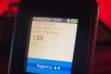 Em Picos, condutor é preso por deter maior recorde de embriaguez ao volante do PI