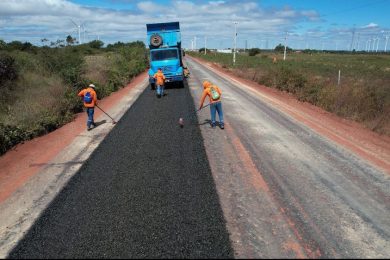 Rodovia que liga Marcolândia e Simões está sendo restaurada