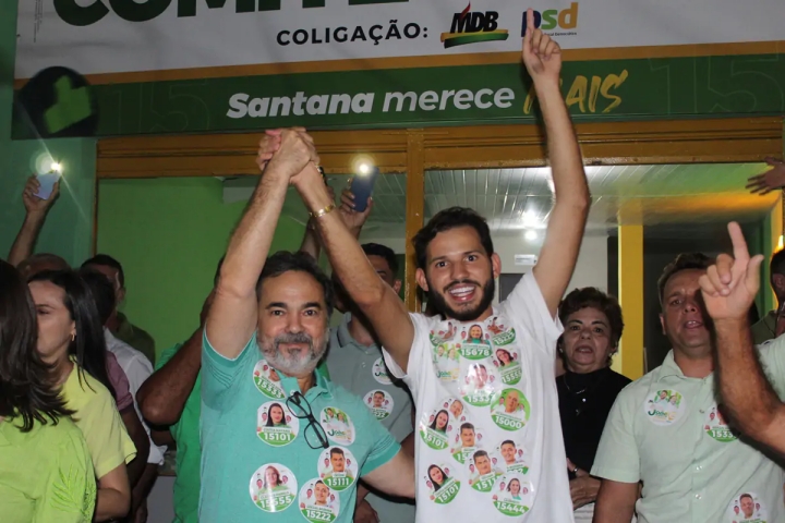 João Guilherme e Valdenilson Dias inauguram comitê de campanha em Santana do Piauí