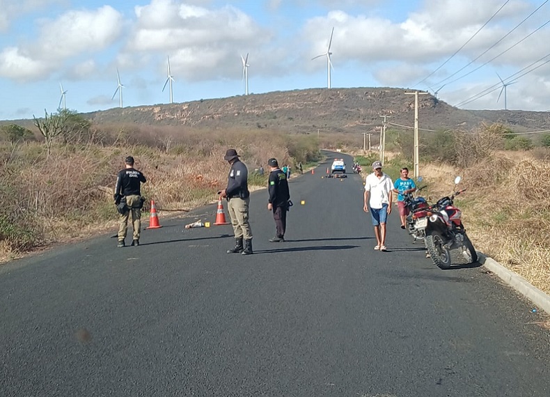 Idoso morre em acidente de moto em Caldeirão Grande