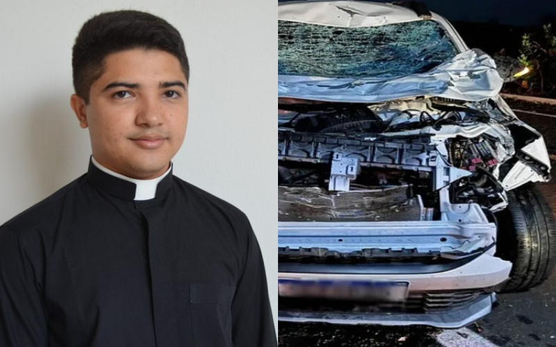 Padre Ramirez colide carro com animal na BR-230