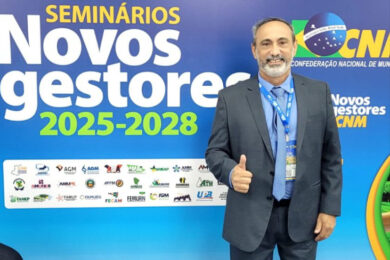 Prefeito eleito de Santo Antônio de Lisboa participa do Seminário Novos Gestores em Brasília