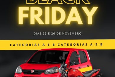 Auto Escola Cazuza realiza Black Friday nos dias 25 e 26 de novembro