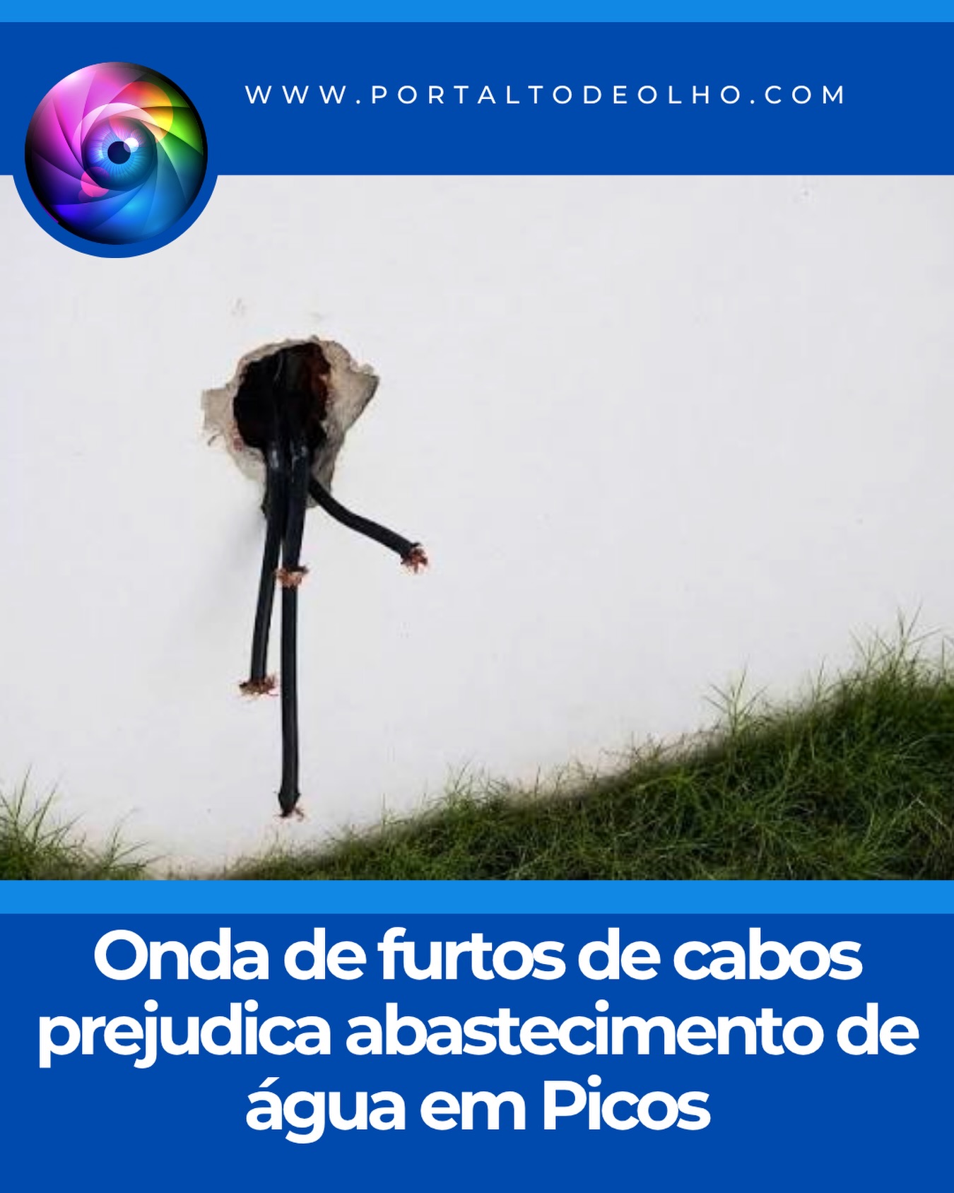 A Águas do Piauí registrou, nesta quinta-feira (23), mais dois furtos de cabos elétricos em unidades operacionais localizadas no bairro Ipueiras, em Picos. As ocorrências foram registradas em um poço responsável pelo abastecimento de água da região e em uma Estação Elevatória de Esgoto (EEE).

Com os novos casos, a concessionária contabiliza 16 furtos de cabos em seu sistema nos últimos 19 dias. Segundo a empresa, a sequência de crimes tem comprometido a operação dos serviços de abastecimento de água e esgotamento sanitário, além de provocar transtornos à população.

Em decorrência do furto no poço, o fornecimento de água foi temporariamente interrompido nos bairros Centro e Boa Sorte. Equipes da concessionária trabalham na substituição dos cabos furtados, com previsão de conclusão dos reparos até as 16h30 desta quinta-feira. O abastecimento deverá ser retomado de forma gradativa após a finalização dos serviços.

Já o furto registrado na Estação Elevatória de Esgoto interrompeu o funcionamento da unidade, afetando o sistema de esgotamento sanitário da região e aumentando o risco de extravasamento de esgoto. A expectativa da empresa é restabelecer a operação até as 18h.

A Águas do Piauí informou que registrou boletins de ocorrência e está colaborando com as autoridades para identificar os responsáveis pelos crimes. A concessionária também afirmou que reforçou a vigilância em suas unidades operacionais e destacou que os furtos de cabos comprometem diretamente a continuidade dos serviços essenciais prestados à população.

Os clientes que necessitarem de informações podem entrar em contato com a empresa por meio da central de atendimento via telefone e WhatsApp, pelo número 0800 223 2000, além do aplicativo Águas App e dos canais oficiais da concessionária.

Siga: @portaltodeolho 
Acesse: www.portaltodeolho.com