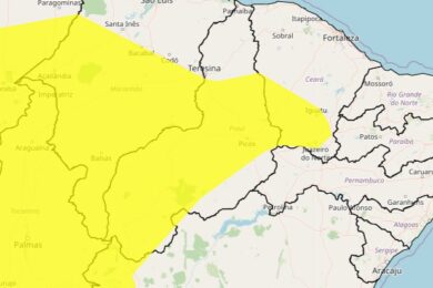 Instituto emite alerta de chuvas para 162 municípios do Piauí; veja previsão