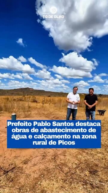 O prefeito de Picos, Pablo Santos, visitou comunidades da zona rural do município ao lado do vereador Pedro Pio e destacou os investimentos em abastecimento de água e infraestrutura que estão sendo executados na região da comunidade Vigia e Tabuleiro.

Durante a visita, o gestor comemorou a perfuração do segundo poço destinado ao abastecimento da comunidade Vigia, ressaltando que a obra vai ampliar o fornecimento de água para os moradores da região. 

Pablo Santos também destacou os avanços na pavimentação poliédrica, afirmando que estão sendo executados cerca de 21 mil metros quadrados de calçamento, fruto de uma parceria entre a Prefeitura de Picos e o Governo do Estado do Piauí.

Além das obras em andamento, o gestor informou que a comunidade ainda aguarda a execução do asfaltamento aprovado por meio do Orçamento Participativo (OPA), considerado uma das demandas mais esperadas pelos moradores.

Siga: @portaltodeolho