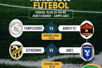 Campeonato Municipal de Futebol de Dom Expedito Lopes inicia neste sábado (15)