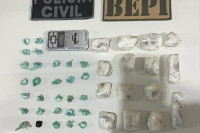 PMPI apreende drogas durante ação de combate ao tráfico de entorpecentes em Picos