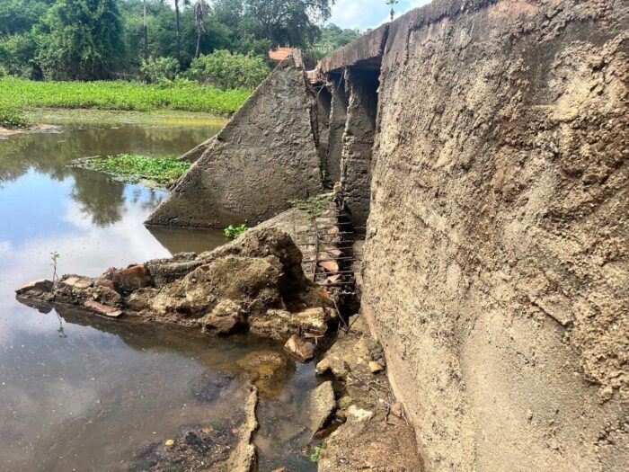Prefeitura de Santo Antônio de Lisboa interdita ponte que liga os povoados Carvalhos e Lagoa do Canto por segurança