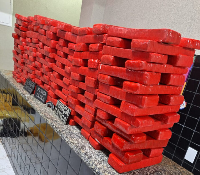 PM apreende 293 tabletes de maconha avaliados em R$ 3 milhões em Valença