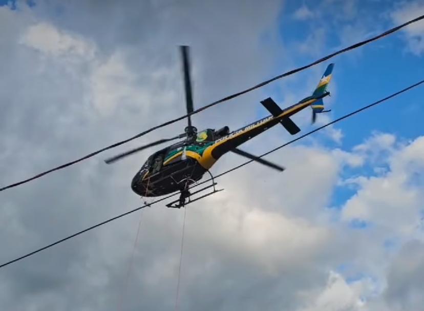 Operações aéreas reforça busca de suspeito de chacina em Paquetá do Piauí