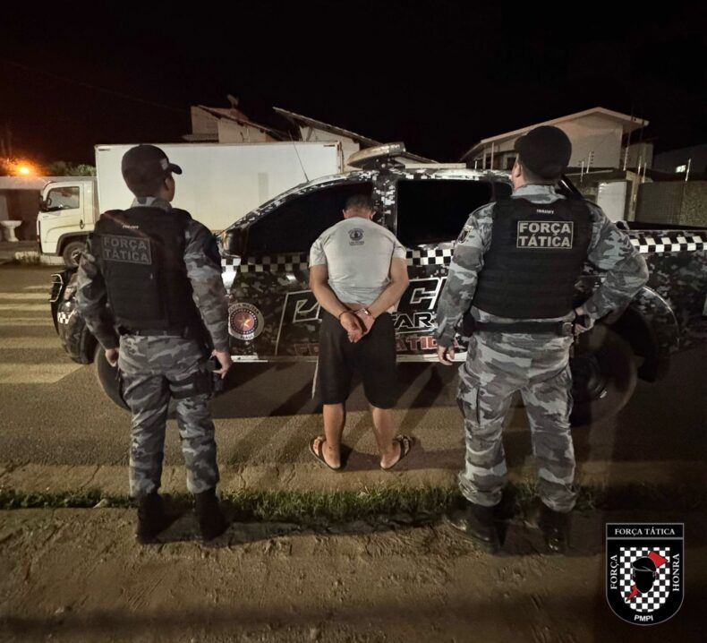 PM prende suspeito de roubo a Posto no bairro Ipueiras