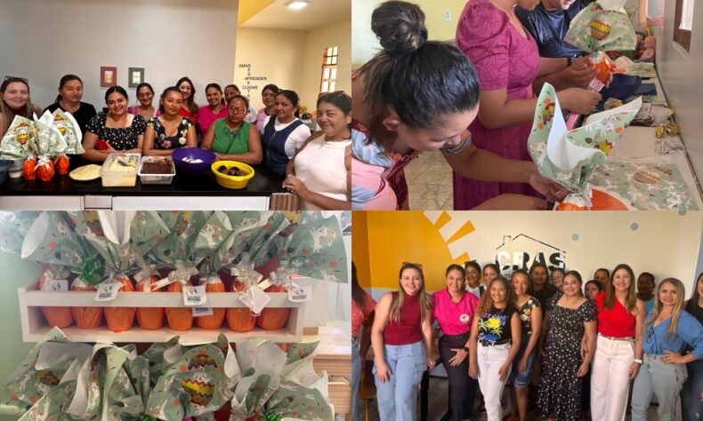 Secretaria de Assistência Social de Aroeiras do Itaim realiza curso de confecção de ovos para Páscoa