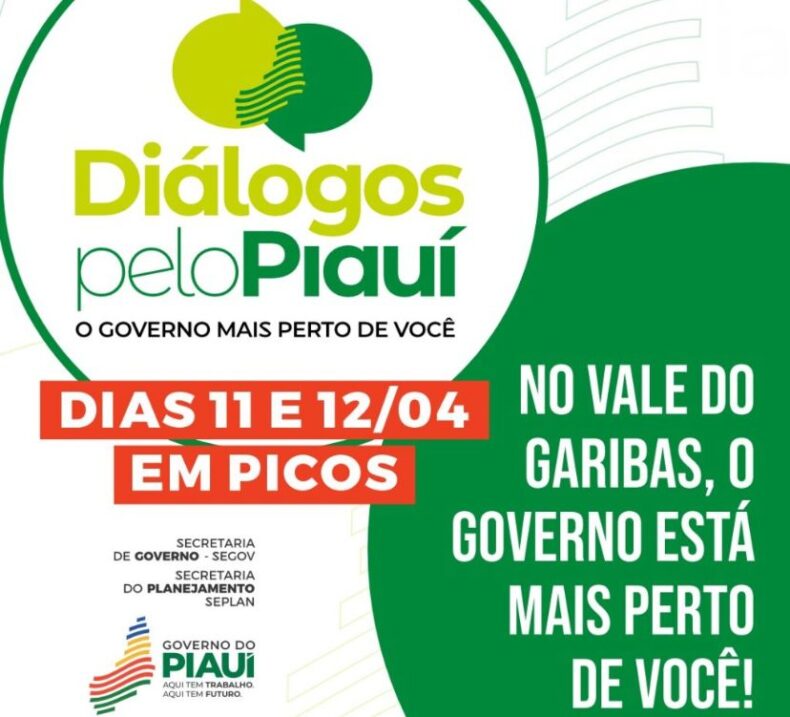 Governo promove Diálogos pelo Piauí na sexta e sábado em Picos